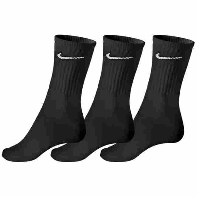 Nike 3 Pack Socks | SX7677 010 Black / White | Aphrodite