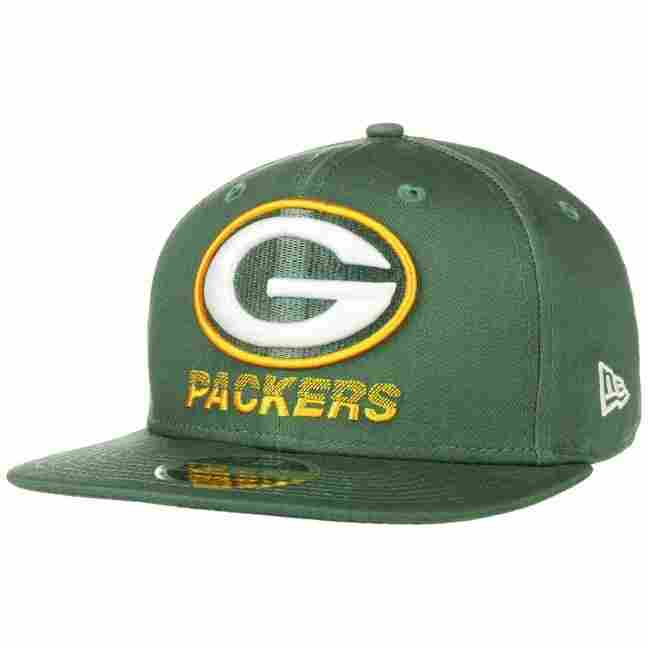 New Era Green Bay Packers Chrome Official NFL Draft Day 9FIFTY