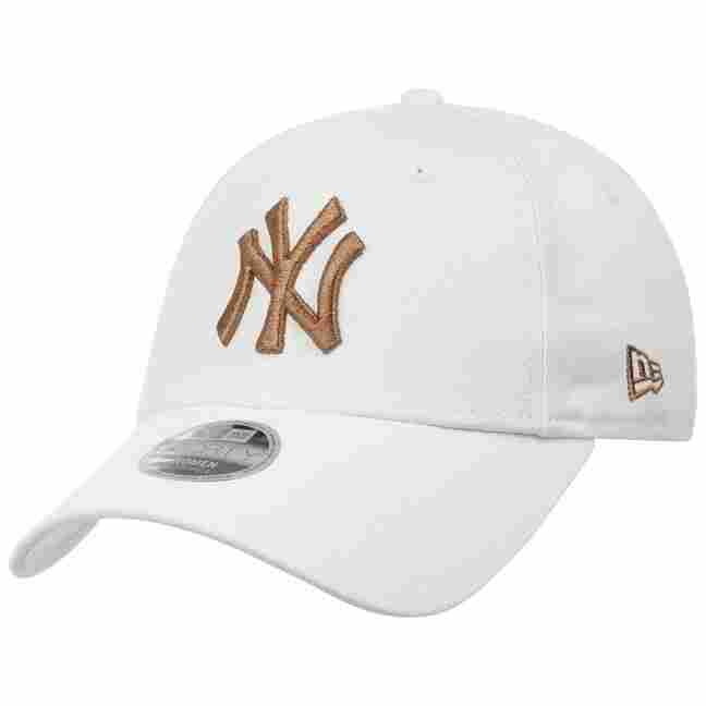 New Era Womens New York Yankees Metallic Logo 9FORTY Baseball Cap