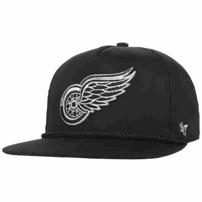 detroit red wings hat black